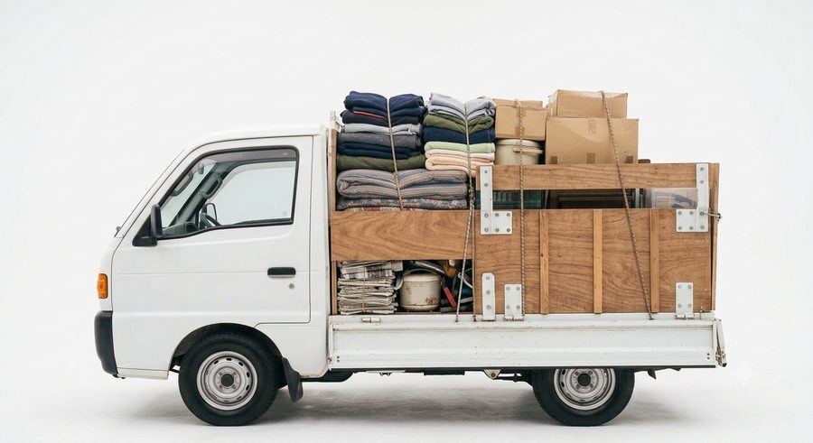 軽トラック満載程度の荷物量のイメージ